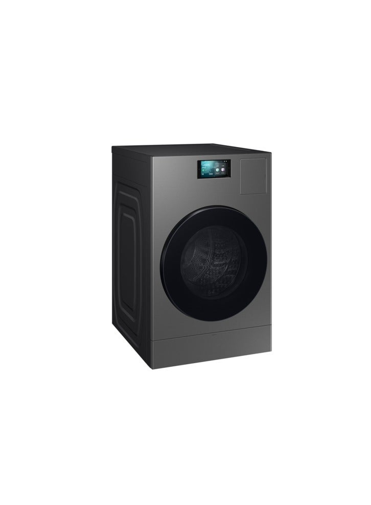 سامسونج Bespoke AI 26KG Washer with 15KG Dryer Washing Machine – WD26DB8995BZGU Gray  - Image 2