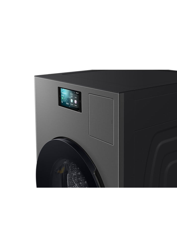 سامسونج Bespoke AI 26KG Washer with 15KG Dryer Washing Machine – WD26DB8995BZGU Gray  - Image 4