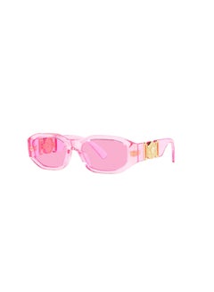 فيرزاتشي Unisex  Asymmetrical Shape Acetate Sunglasses 4429U - Lens Size: 48 Mm - Transparent Pink  - Image 1