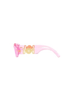 فيرزاتشي Unisex  Asymmetrical Shape Acetate Sunglasses 4429U - Lens Size: 48 Mm - Transparent Pink  - Image 3