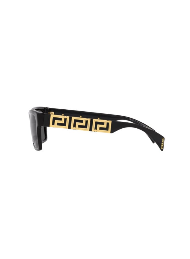 فيرزاتشي Men's Plastic Sunglasses 4445 - Lens Size: 54 Mm - Black  - Image 3
