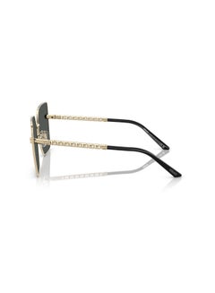 فيرزاتشي Women's Square Shape Metal Sunglasses 2270D - Lens Size: 63 Mm - Pale Gold  - Image 3
