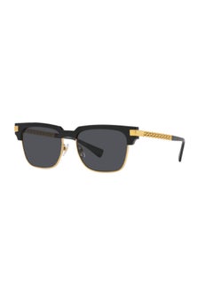 فيرزاتشي Men's Square Shape  Sunglasses 4447 - Lens Size: 55 Mm - Black  - Image 1