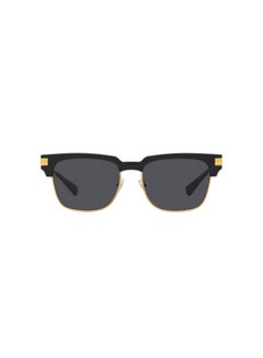 فيرزاتشي Men's Square Shape  Sunglasses 4447 - Lens Size: 55 Mm - Black  - Image 3