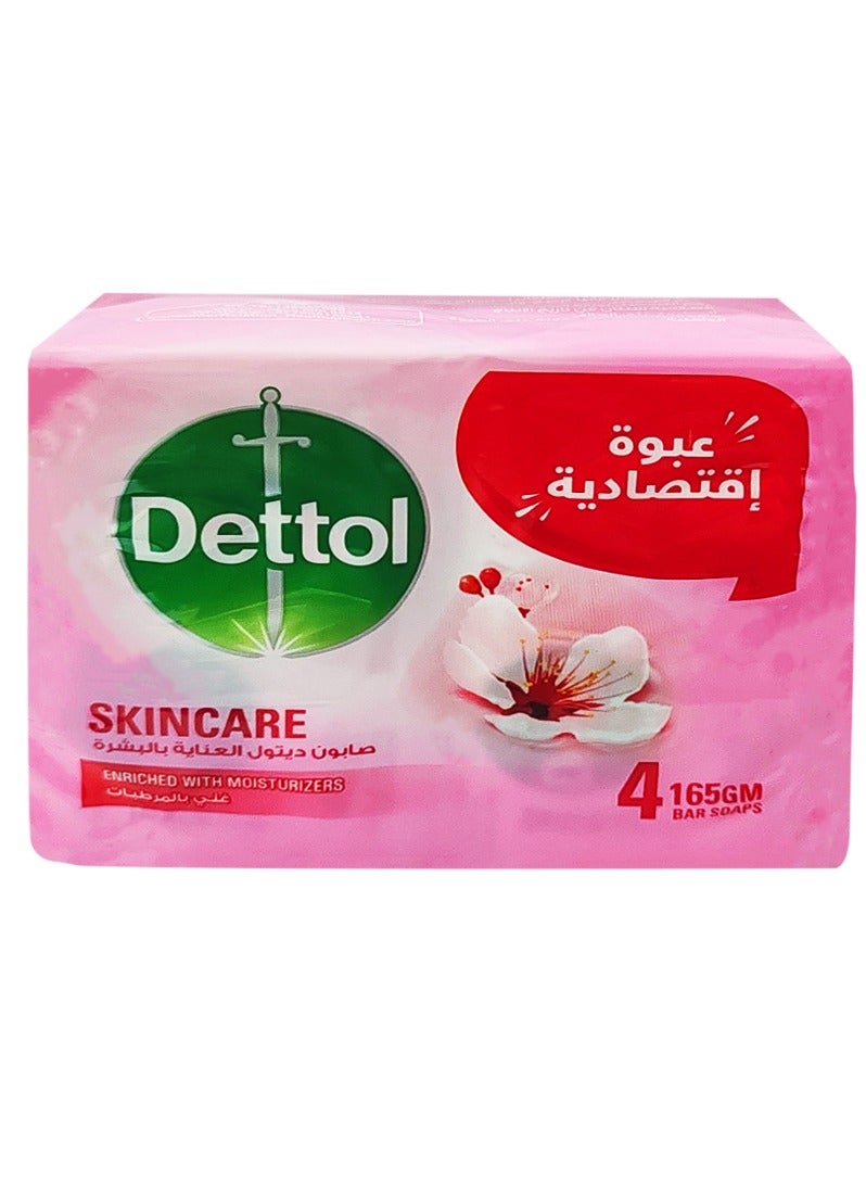 Dettol Skincare Bar Soap 4x165grams - Image 1