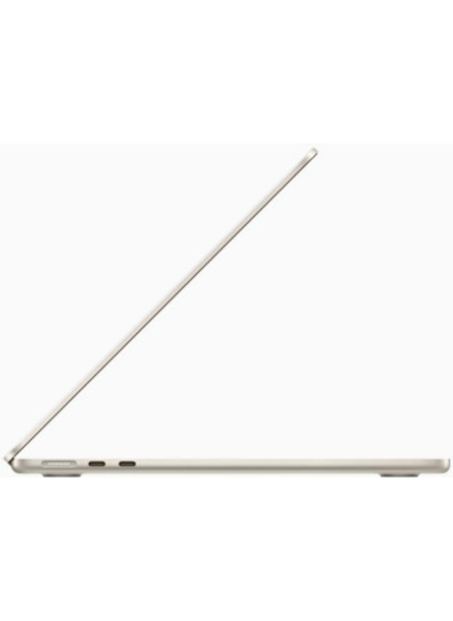 Apple MacBook Air MC7W4 13.6-Inch Display: Apple M2 chip with 8-core CPU and 8-core GPU, 16GB RAM/256GB/(International Version) English Starlight - Image 5