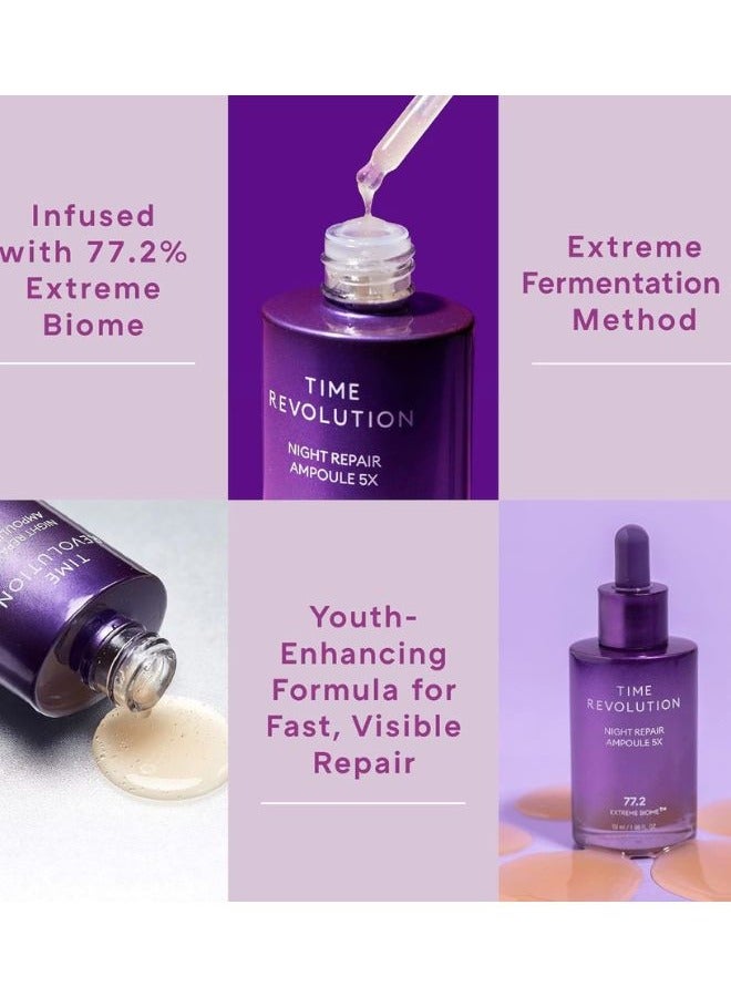 Missha - Time Revolution Night Repair Ampoule 5 x 50ml - Image 1