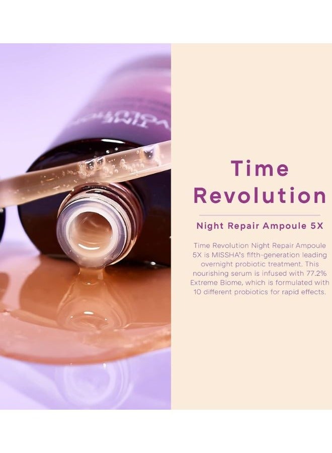Missha - Time Revolution Night Repair Ampoule 5 x 50ml - Image 1