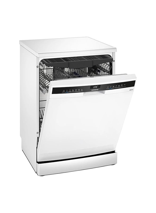 SIEMENS iQ300 Free-Standing Dishwasher, 60 Cm SN23HW65MM White  - Image 1