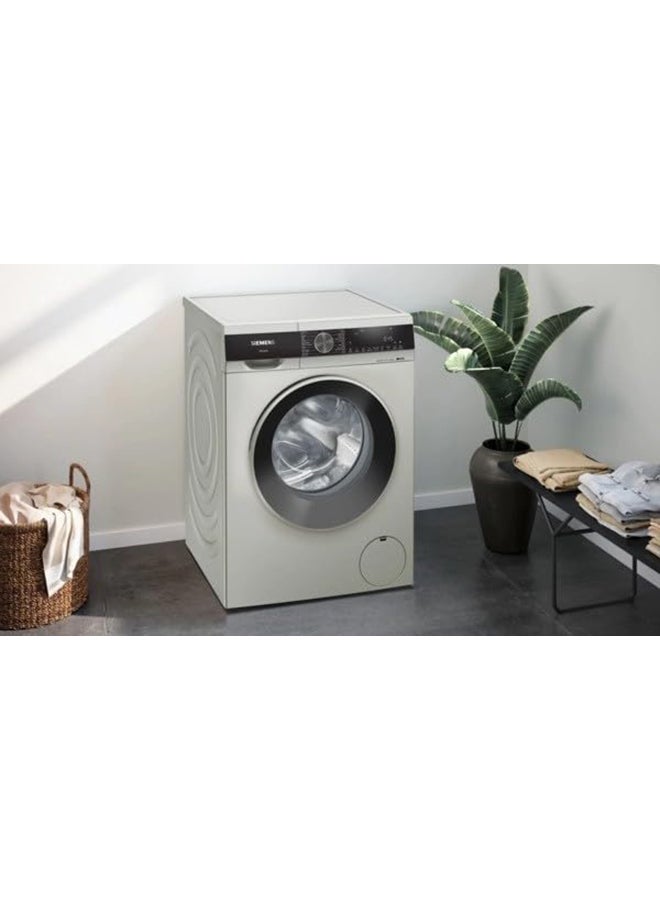 SIEMENS iQ300 10Kg Front Load Fully Automatic Washing Machine, 1400 RPM, German Engineering WG54A20XGC Silver  - Image 1