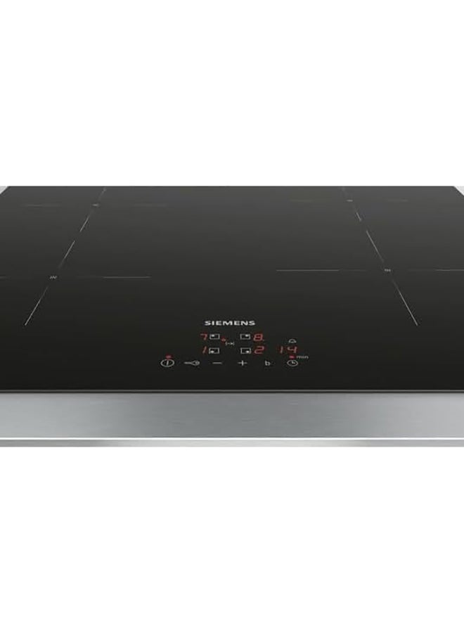 سيمنز iQ100, 60 cm Built in Induction Hob, German Engineering EU611BEB5E Black  - Image 2