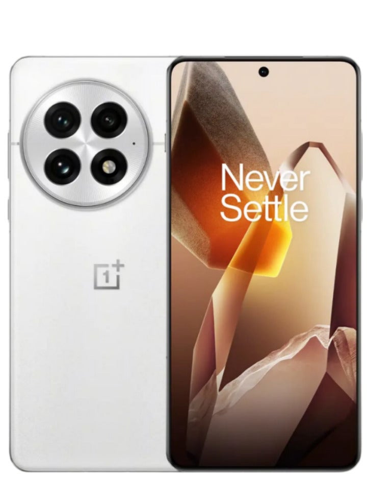 OnePlus - 13 Dual SIM 512GB 16GB RAM 6.82-inch QHD+ AMOLED (BOE) display| Qualcomm Snapdragon 8 Elite chipset, Adreno 830 | Triple 50MP rear cameras | 6000mAh battery, 100W super Warp charging White with Google play Chinese version - Image 1