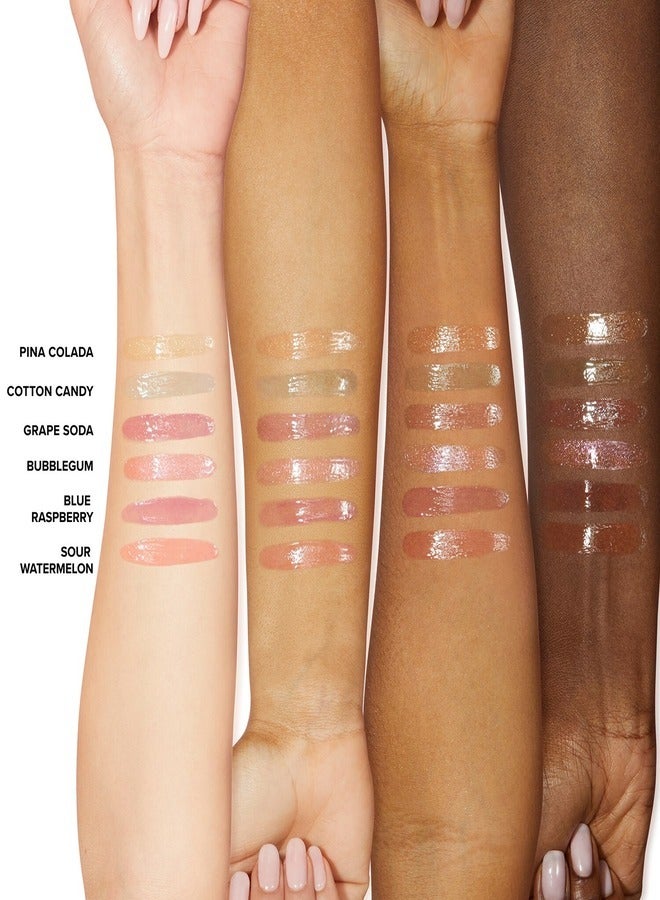 Too Faced - Kissing Jelly Lip Oil Gloss - Juicy Lip Oil Gloss Hybrid,  Sweet Cotton Candy 4.5ml Sweet Cotton Candy - Image 1