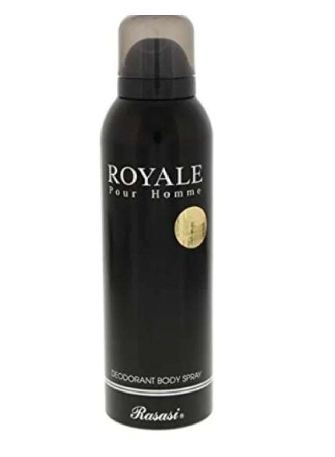 رصاصي Rasasi Royale Men Deodorant Spray For Men 200ml 