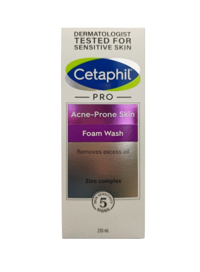 Cetaphil Pro Acne-Prone Skin Foam Wash – Gentle Cleansing for Oily and Blemished Skin 235 MLml  - Image 4