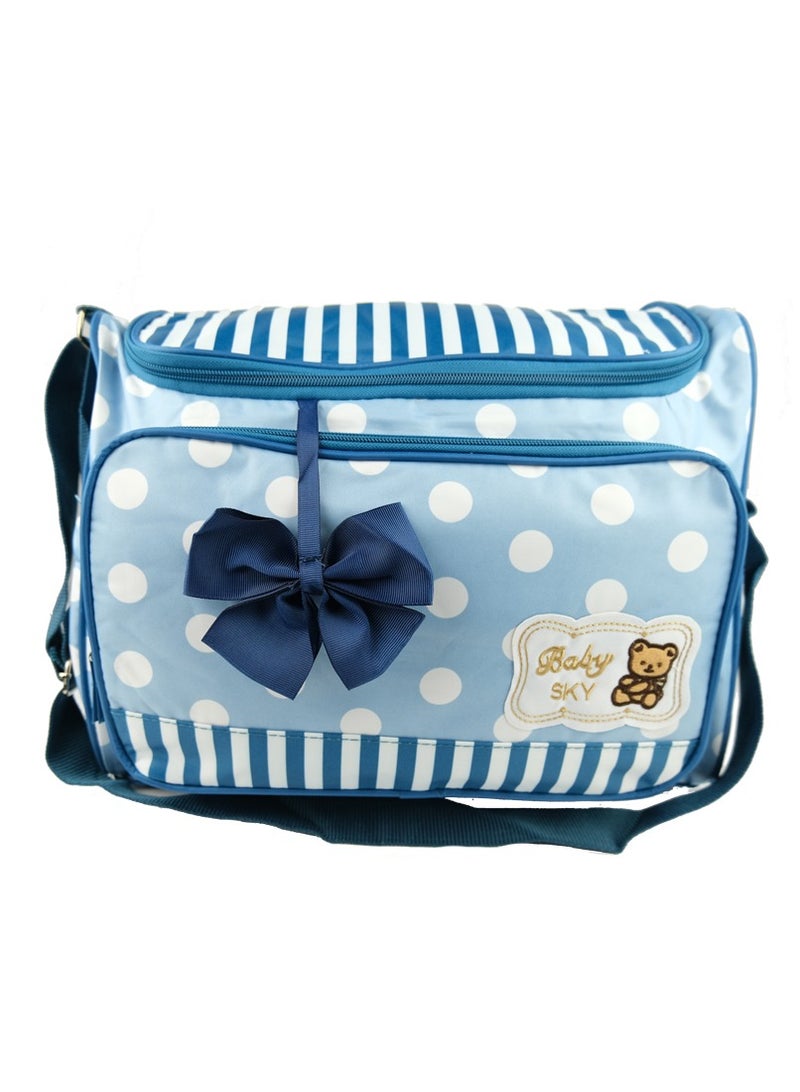 كيدل حقيبة أم بسعة كبيرة، حقيبة كتف محمولة، حقيبة حفاضات كرتونية - Image 3