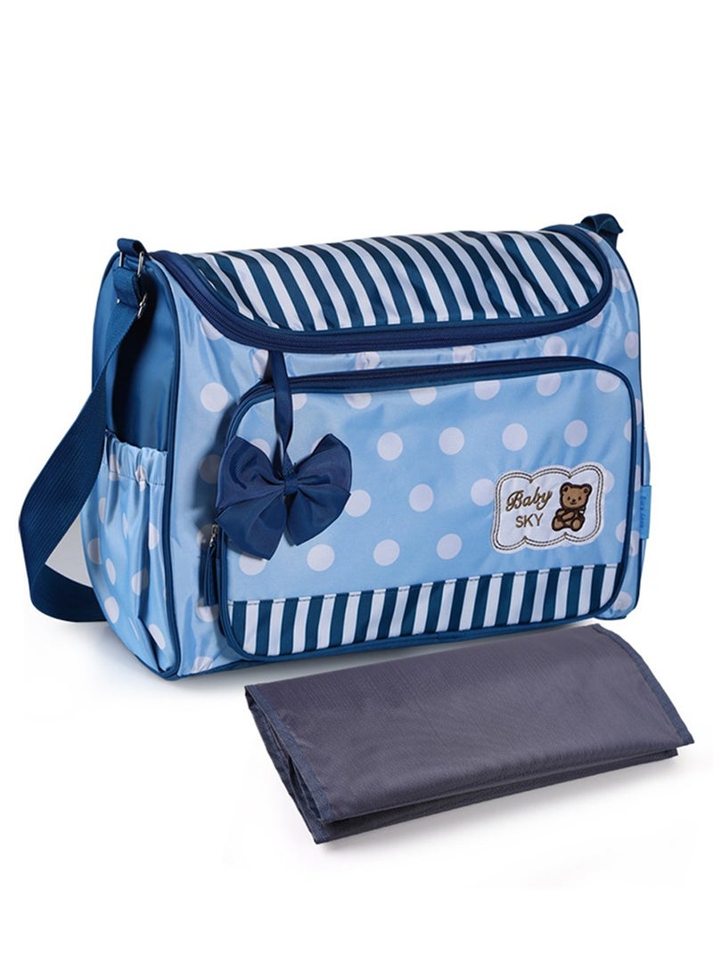 كيدل حقيبة أم بسعة كبيرة، حقيبة كتف محمولة، حقيبة حفاضات كرتونية - Image 2