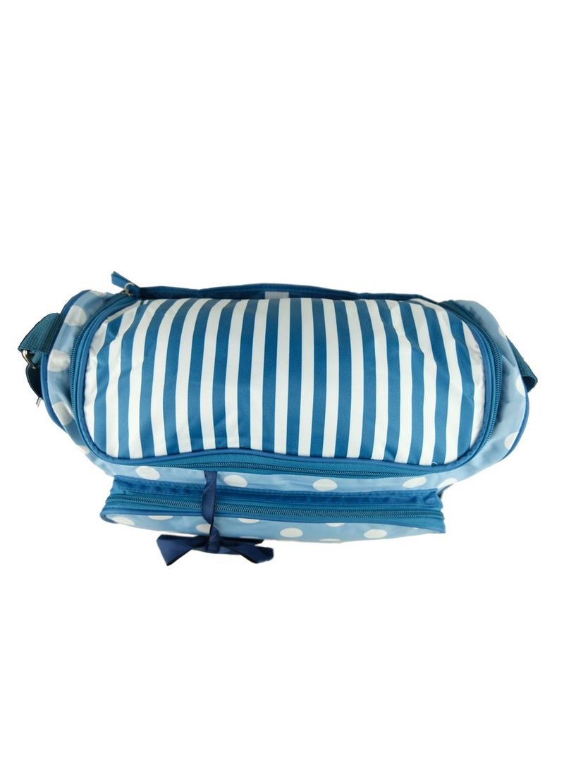 كيدل حقيبة أم بسعة كبيرة، حقيبة كتف محمولة، حقيبة حفاضات كرتونية - Image 5