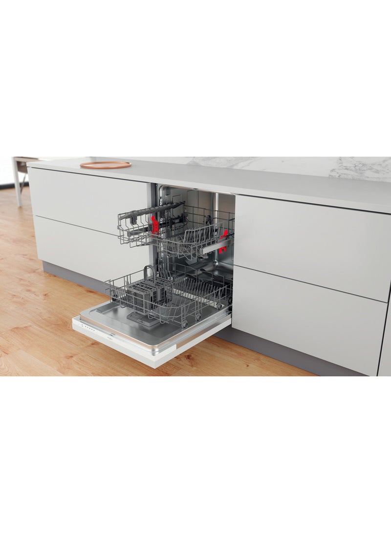 Whirlpool Supreme Clean, Built-in Dishwasher WIE 2B19 N UK White - Image 3