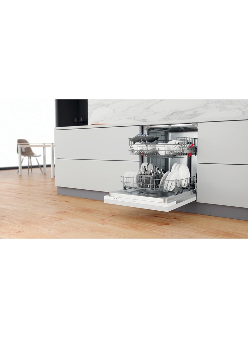 Whirlpool Supreme Clean, Built-in Dishwasher WIE 2B19 N UK White - Image 4