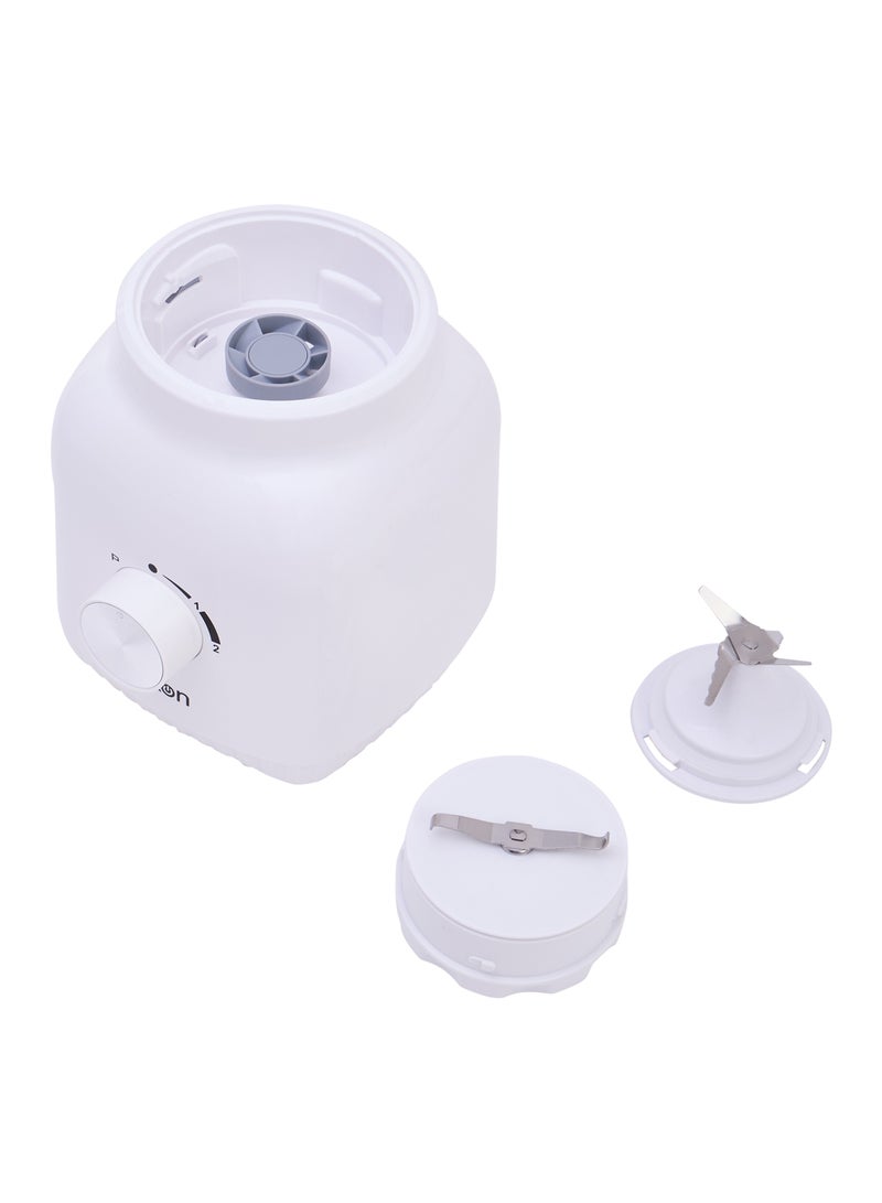 Clikon - 2-In-1 Juicer Blender Chopper Set With Wet And Dry Grinder Jar 1.5L 1.5 L 550 W CK2690 White - Image 1