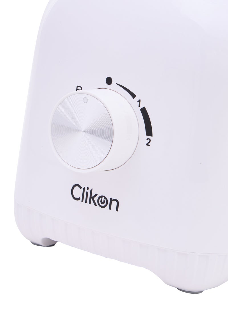 Clikon - 2-In-1 Juicer Blender Chopper Set With Wet And Dry Grinder Jar 1.5L 1.5 L 550 W CK2690 White - Image 1