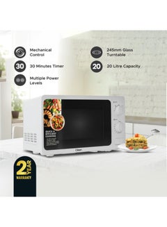 Clikon Microwave Oven With 5 Power Levels And 35 Minute Timer 20 L 700 W CK4327 White  - Image 4