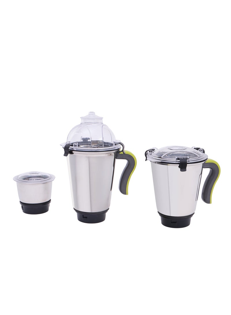 كليكون 3-In-1 Mixer Grinder With Stainless Steel Jar And Blade/Powerful Copper motor/Overload Protection 1.5 L 750 W CK2686 Black/Green  - Image 4