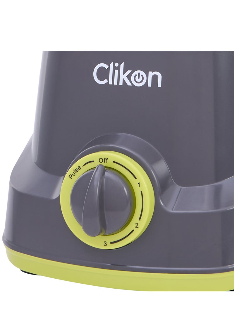 كليكون 3-In-1 Mixer Grinder With Stainless Steel Jar And Blade/Powerful Copper motor/Overload Protection 1.5 L 750 W CK2686 Black/Green  - Image 5