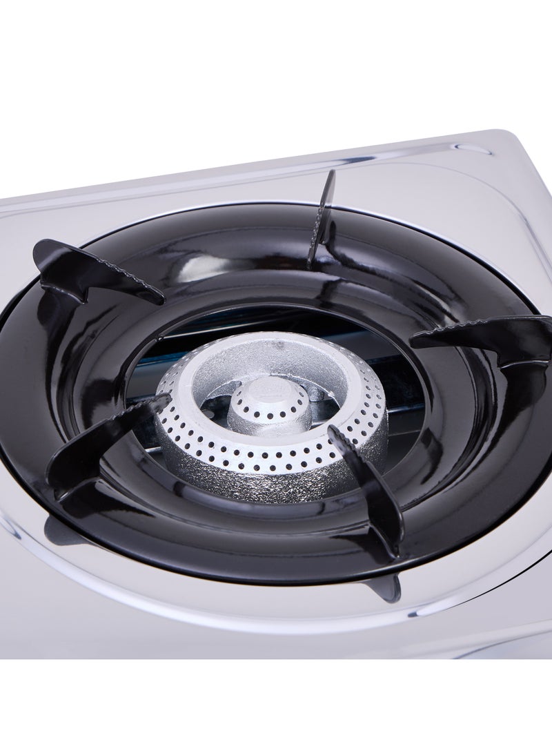 Clikon 2 Burner Stainless Steel Gas Stove Cooktop CK2144 Yellow/Silver - Image 4