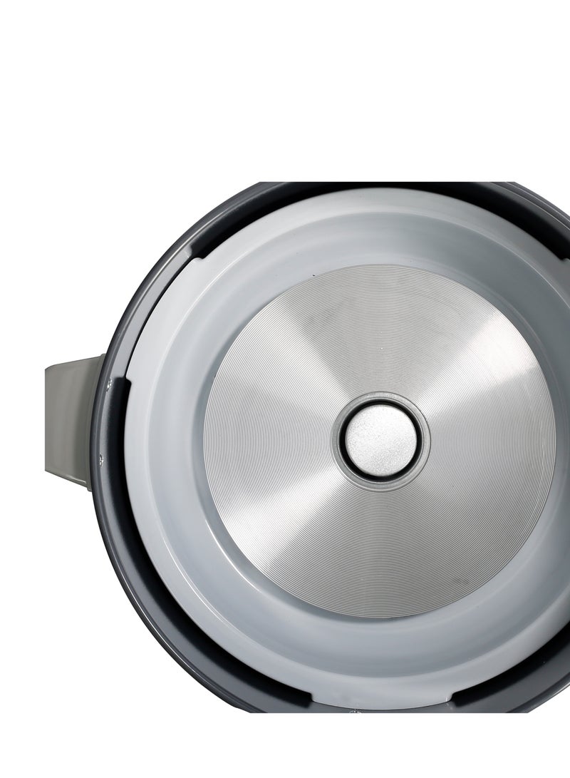 كليكون 2.2 L Electric Rice Cooker With Non-Stick Inner Pot And Stainless Steel Lid, Includes Warm/Cook And Steam Function/Rice Spoon And Measuring Cup/Perfect For Cooking Rice And Other Grains, Steaming Vegetables 2.2 L 900 W CK2704 Dark Grey  - Image 4
