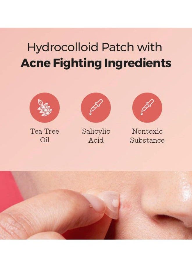 Cosrx - Master Patch Intensive (90 Patches), Oval-Shaped Acne Patch Hydrocolloid 0.021grams - Image 1