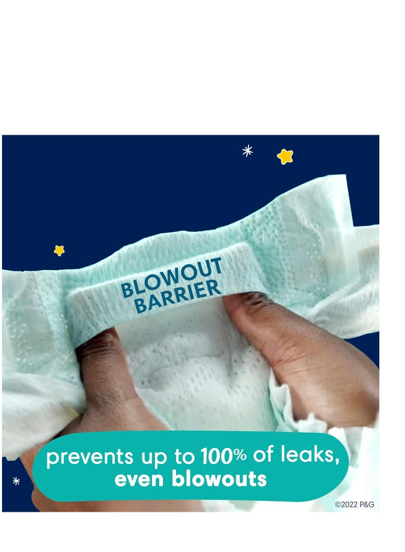 Pampers - Swaddlers Overnights Diapers - Size 6, 72 Count, Disposable Baby Diapers, Night Time Skin Protection - Image 1