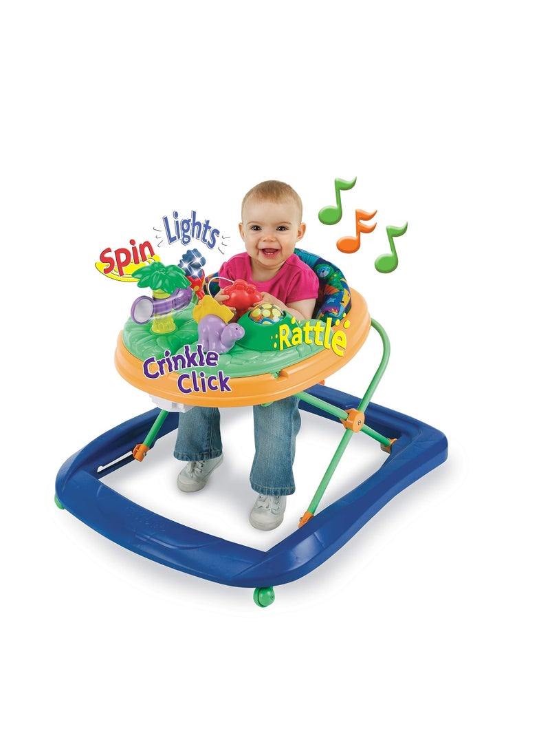 Safety 1st Dino Sounds 'n Lights Discovery Baby Walker with Activity Tray - Image 4