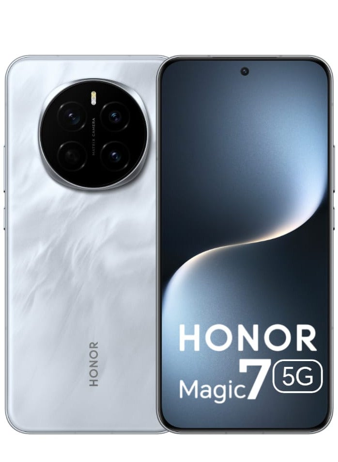Honor Magic 7 Dual SIM 256GB 12GB RAM Snapdragon 8 Elite Oasis Eye Protection Screen 5650mAh Slim and Long Life OIS Ultra RAM 5G Straight Screen Gray with Google play Chinese version - Image 1
