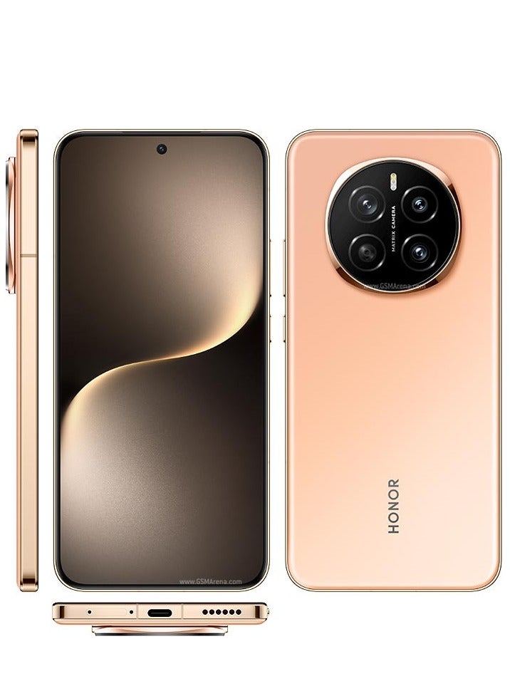 Honor - Magic 7 Dual SIM 512GB 16GB RAM Snapdragon 8 Elite Oasis Eye Protection Screen 5650mAh Slim and Long Life OIS Ultra RAM 5G Straight Screen Gold with Google play Chinese version - Image 1