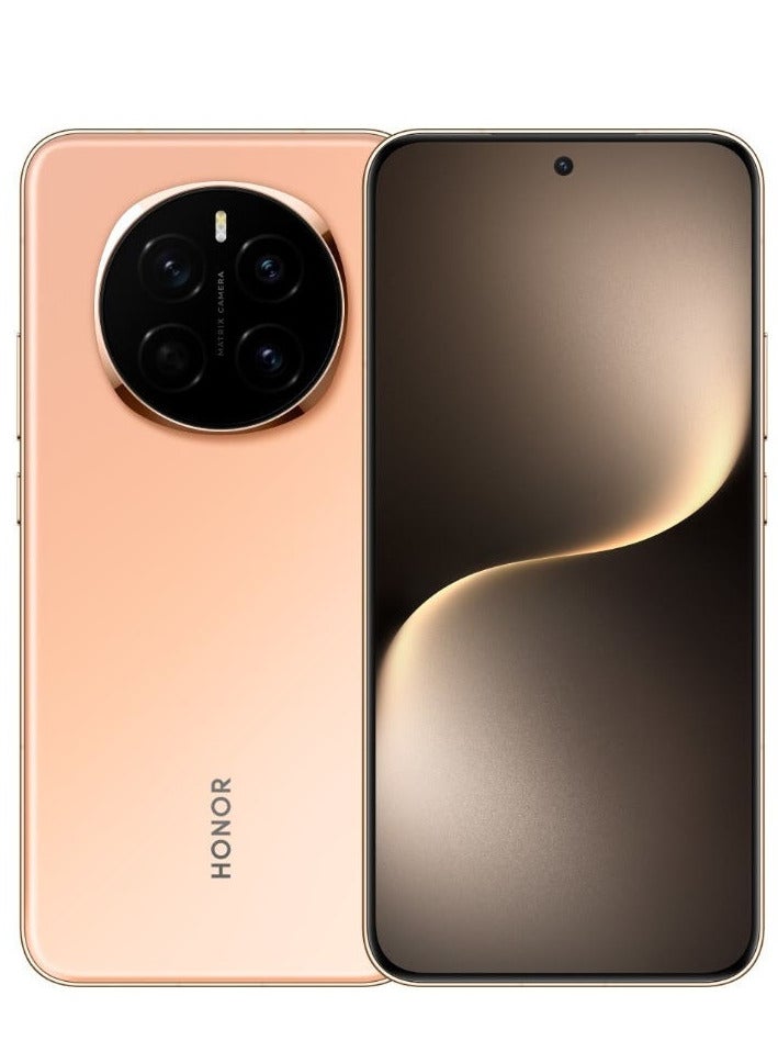 Honor - Magic 7 Dual SIM 512GB 16GB RAM Snapdragon 8 Elite Oasis Eye Protection Screen 5650mAh Slim and Long Life OIS Ultra RAM 5G Straight Screen Gold with Google play Chinese version - Image 1