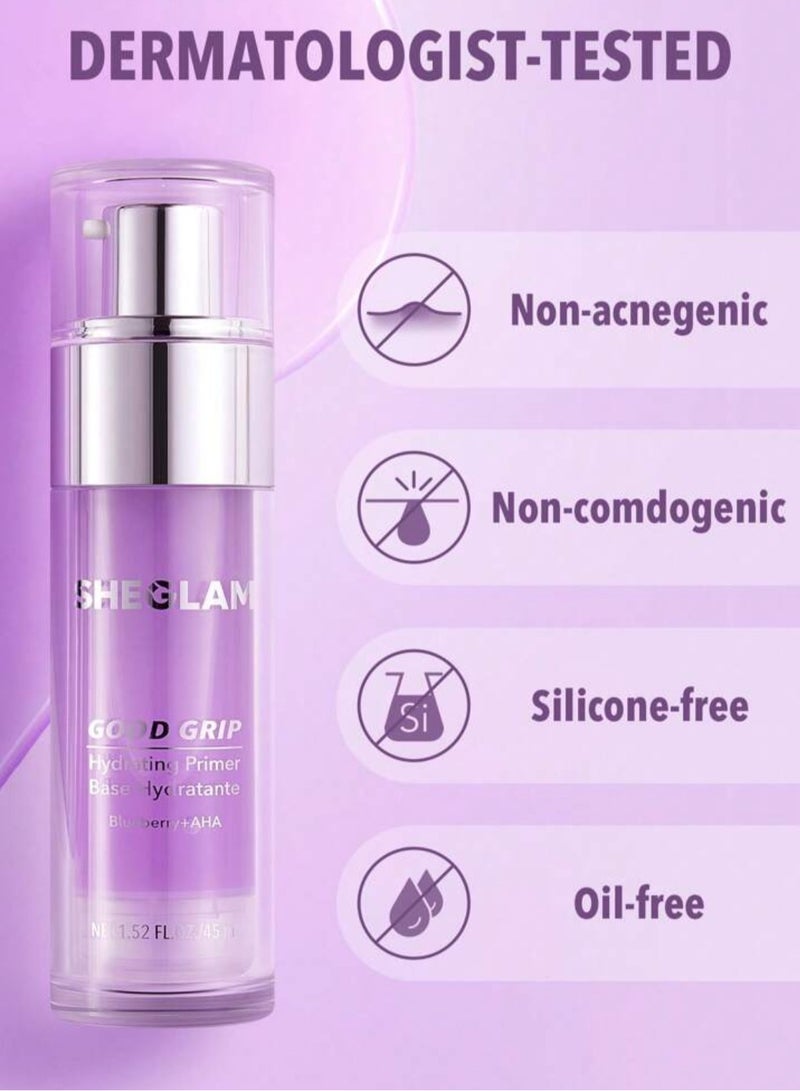 شيجلام Good Grip Hydrating Primer Blueberry  - Image 5