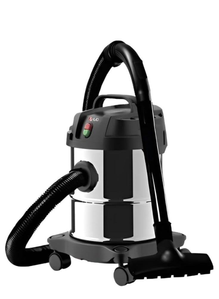 دي إل سي  12L Vacuum Cleaner Wet & Dry 1200 W 36361 Silver/Black  - Image 1
