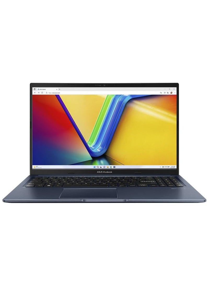 ASUS - Asus Vivobook 15 X1504VA-NJ1007 Intel Core i7-1355U – 16GB RAM – 512GB SSD – 16:9 15.6-Inch FHD Display – Intel Iris xe – Quiet Blue English/Arabic QUIET BLUE - Image 1