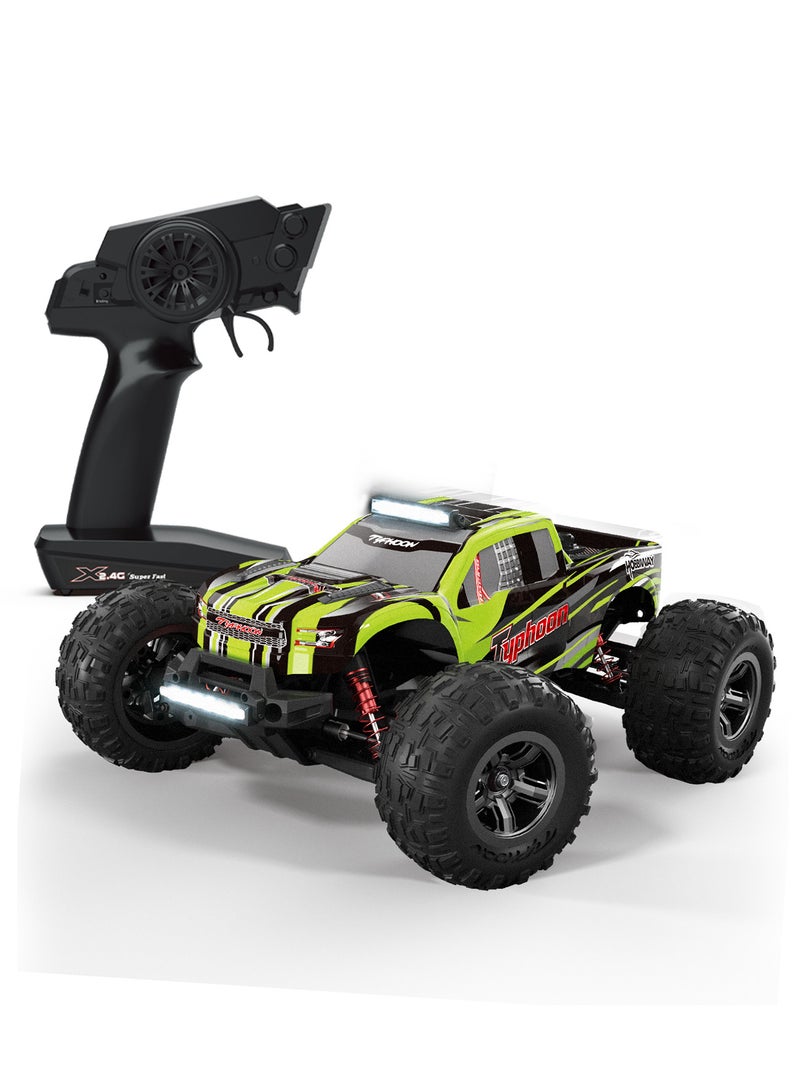MYTOYS - Typhoon 1:10 RC Cars, Hobby Grade 4WD 60+ KM/H Fast Speed Remote Control Truck, All Terrain Off Road Electric Buggy with 2500 mAh Modular Battery for Adults and Boys (Advanced Modding Support) - Image 1