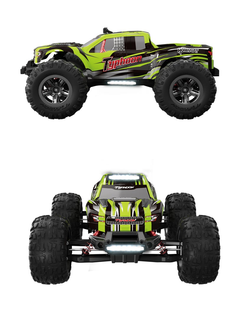 MYTOYS - Typhoon 1:10 RC Cars, Hobby Grade 4WD 60+ KM/H Fast Speed Remote Control Truck, All Terrain Off Road Electric Buggy with 2500 mAh Modular Battery for Adults and Boys (Advanced Modding Support) - Image 1
