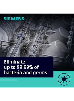 SIEMENS iQ500 60 cm Home Connect Freestanding Dishwasher With 14 Place Settings, German Engineered SN25HI76MM Inox  - Image 4