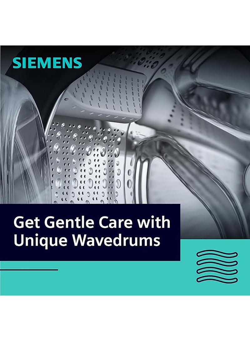 SIEMENS IQ 300, 9 Kg, Front Loading Washing Machine with 1400 rpm, Stain Removal, German Engineering WG44A100GC White - Image 4
