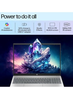 Pavilion 16 Laptop With 16-Inch Display, Core Ultra 5-125U Processor/8GB RAM/512GB SSD/Integrated Graphics/Windows 11 English Blue - pnsku/N70128162V/45/_/1731999790/f4b04374-89d7-42a5-b3a0-7d7468063e8b