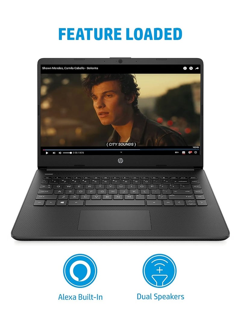 HP - 2025 Newest 14-inch FHD Display (Upgraded Version) Laptop, Intel Core i7 Processor/ 16 GB RAM/ 1TB SSD/Intel Iris Plus Graphics/Windows 11 English Black - Image 1