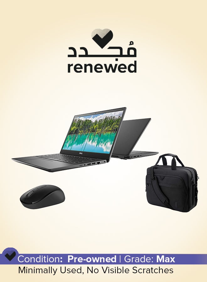 DELL Renewed - Latitude 3410 With 14.1-Inch Display,Core i5/Quad Core/10th Gen/16GB RAM/1TB SSD/Windows 11 With Free Laptop Bag + Mouse English/Arabic Black  - Image 1