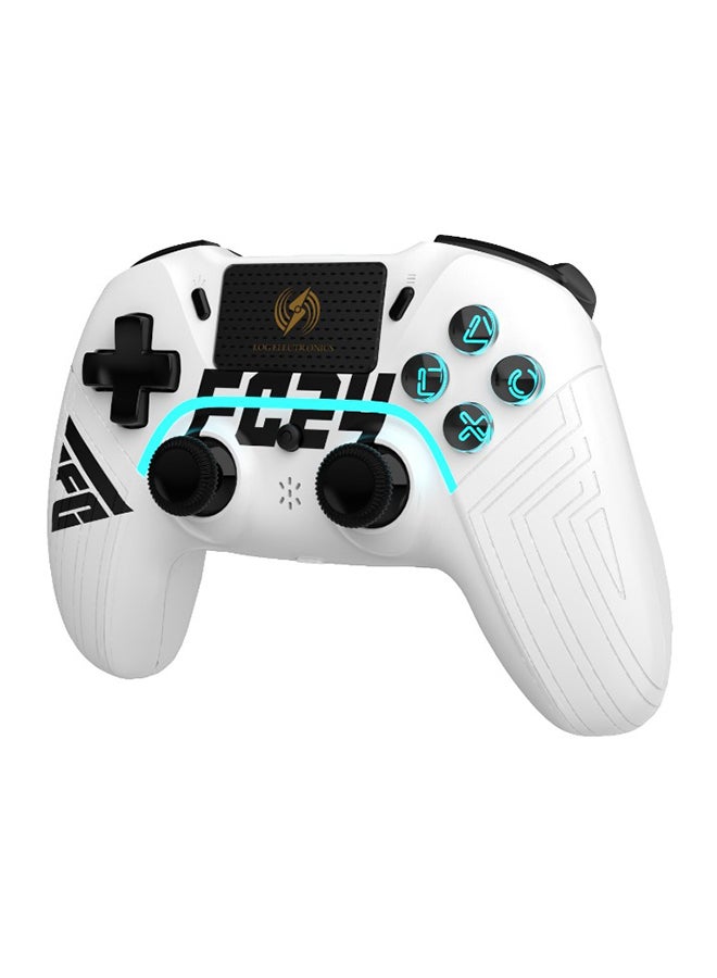 لوج الكترونيكس  LOG Wireless Controller For PS4, PS3, PC, iOS, Android - FC White  - Image 4