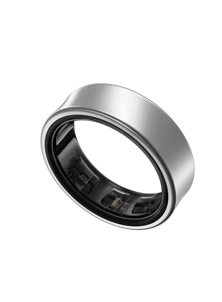 سامسونج Galaxy Ring Fitness Monitor Sleep Tracker AI Smart Ring Size 7 - Titanium Silver - Image 1