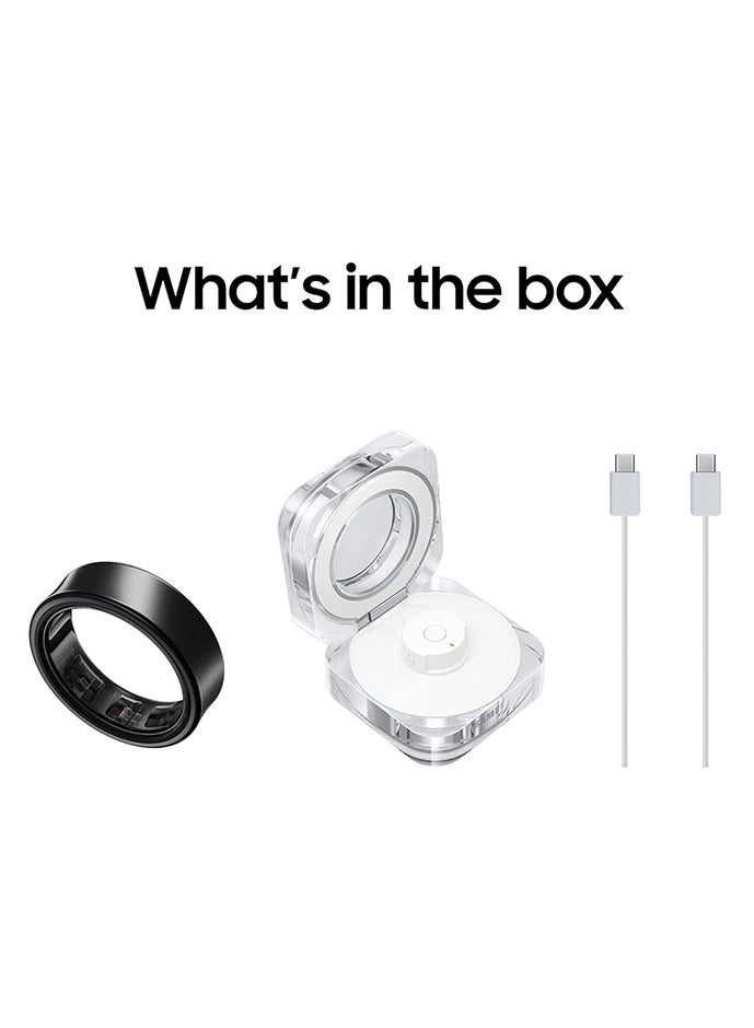 Samsung Galaxy Ring Fitness Monitor Sleep Tracker AI Smart Ring Size 9 - Titanium Black - Image 5